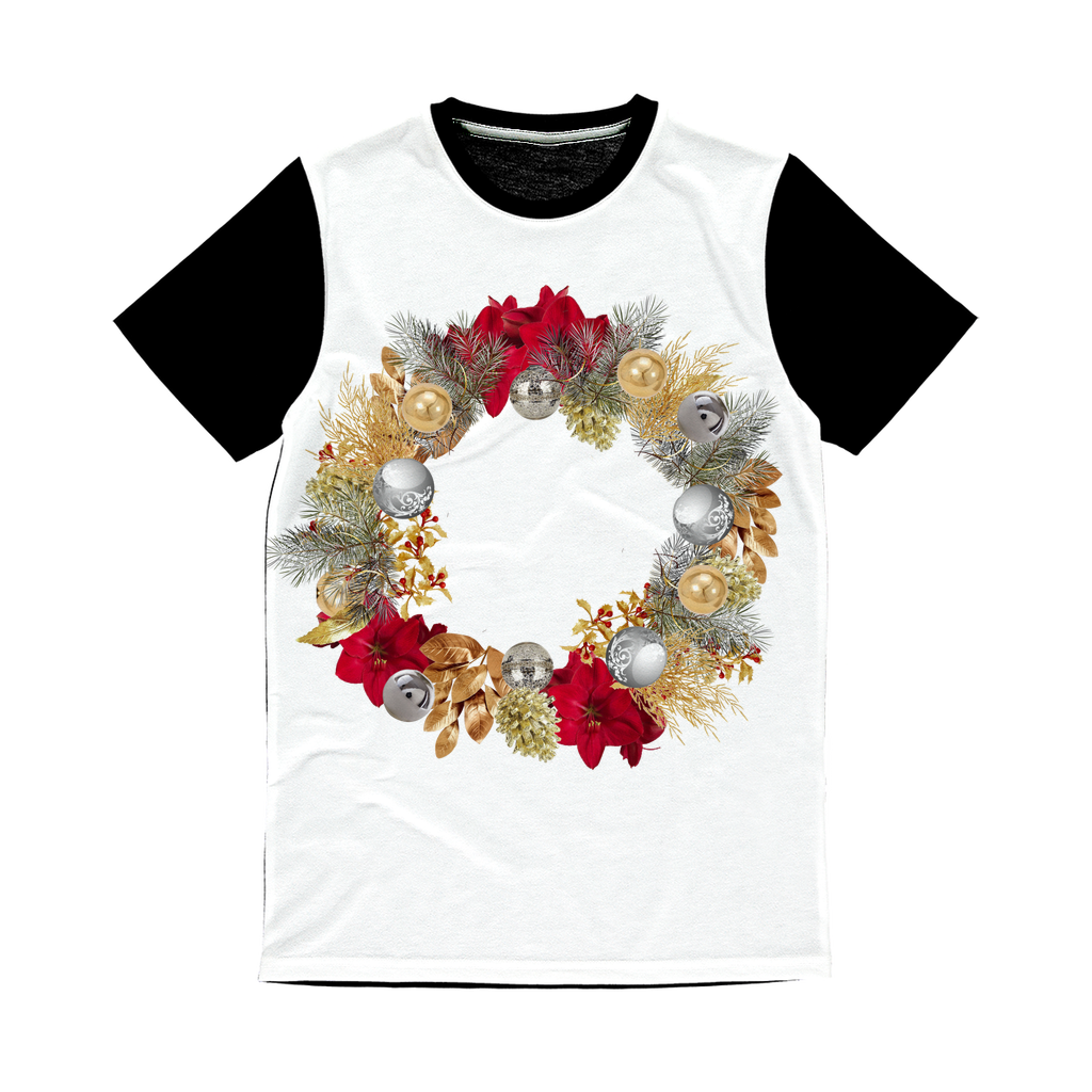 Christmas Decoration Classic Sublimation Panel T-Shirt