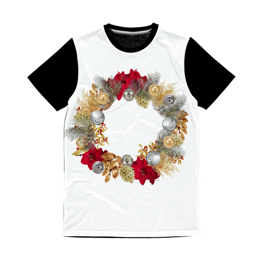 Christmas Decoration Classic Sublimation Panel T-Shirt