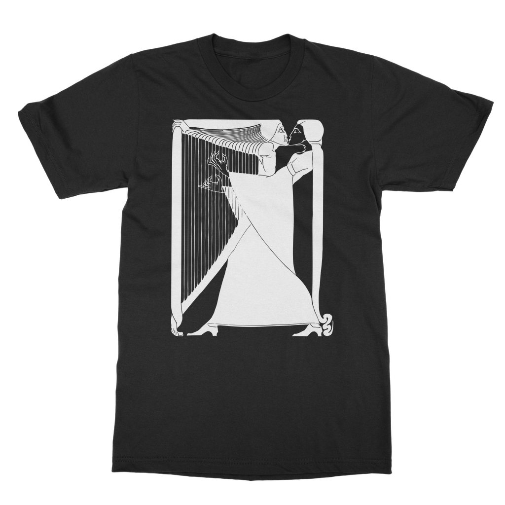 Playing a Harp Casual T-Shirt - Trendway