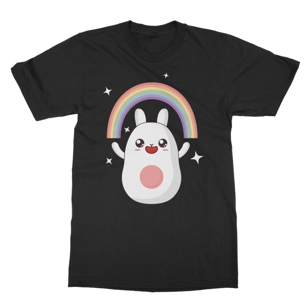 Rainbow Bunny Casual T-Shirt